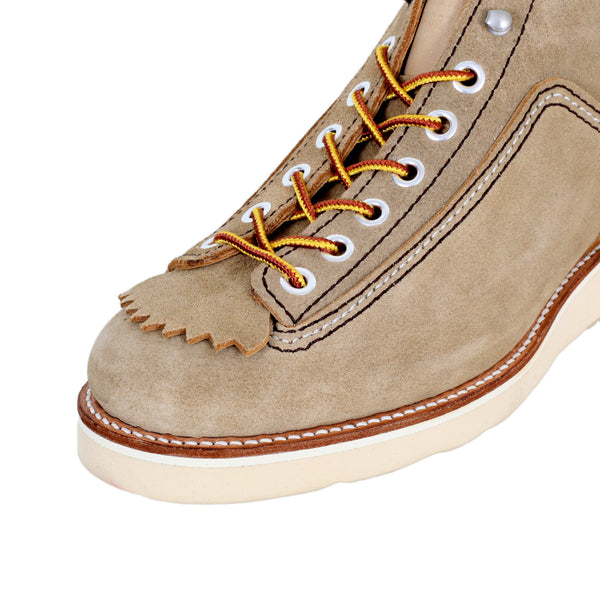 Mens Beige Suede Calf F01616 High Lace Up Hunter Work Boots CANE4474