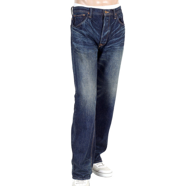 Navy Lone Star 13oz Vintage SC41111H Hard Wash Denim Jeans CANE1333