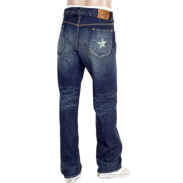 Navy Lone Star 13oz Vintage SC41111H Hard Wash Denim Jeans CANE1333