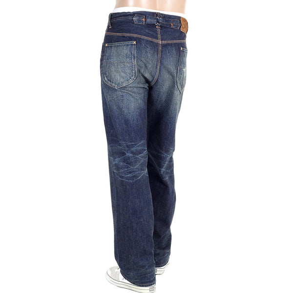 Navy Lone Star 13oz Vintage SC41111H Hard Wash Denim Jeans CANE1333