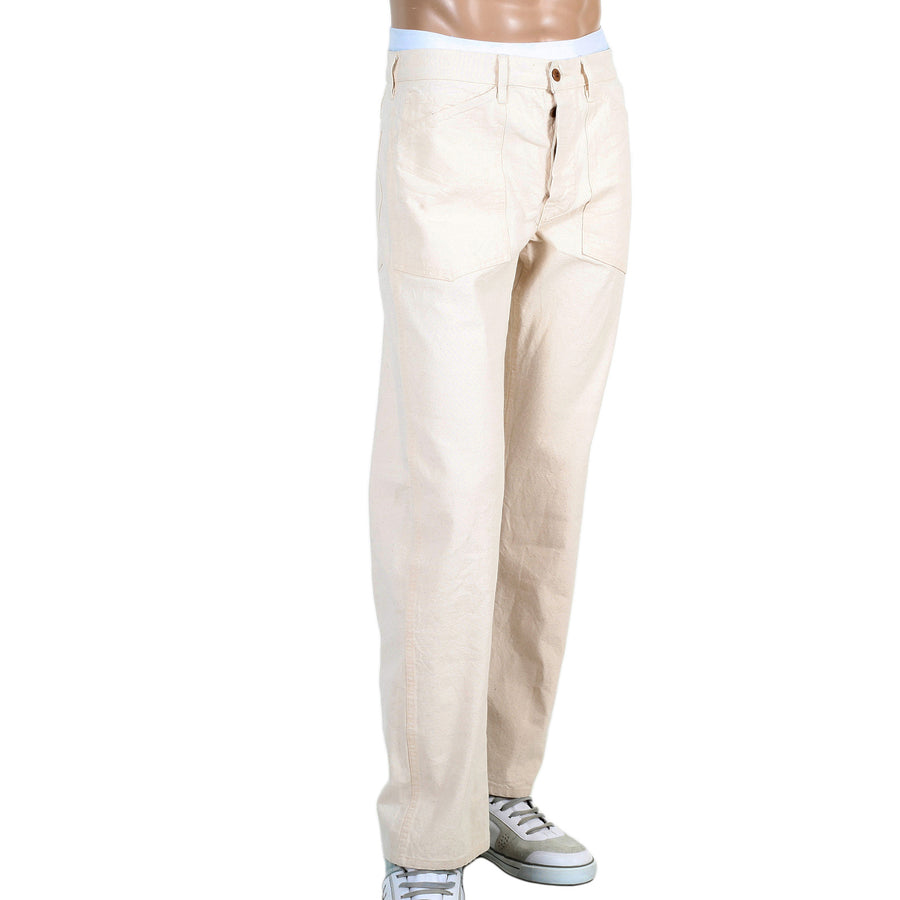 Sugarcane Mens Straight Fit SC41008N Cotton Unwashed Work Pant CANE2985
