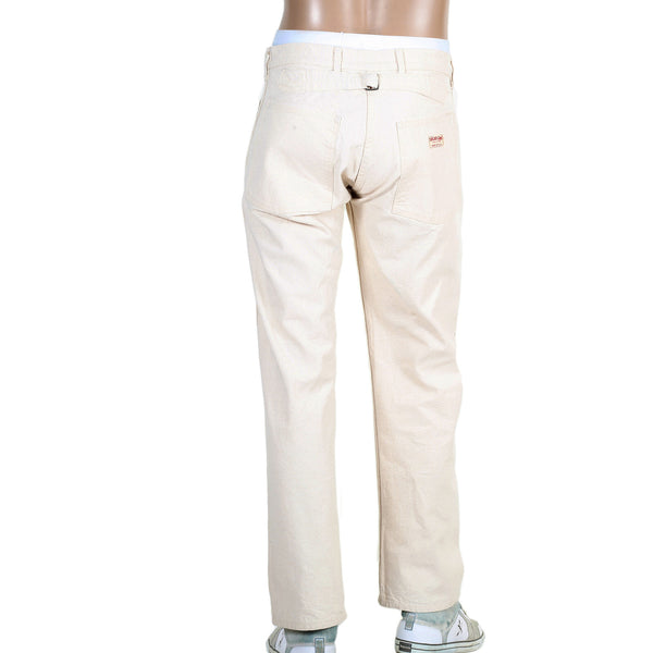 Sugarcane Mens Straight Fit SC41008N Cotton Unwashed Work Pant CANE2985