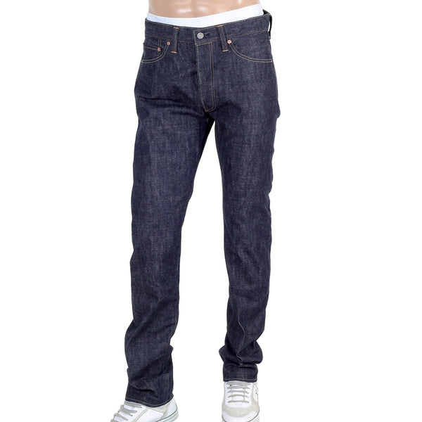 Navy Blue Union Star SC40065A One Wash Selvedge Denim Jeans