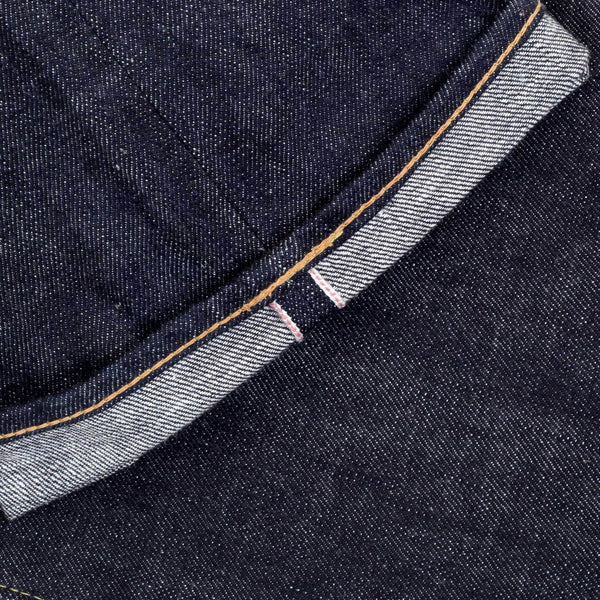 Navy Slim Fit SC42014N Lower Rise 12oz Non Wash Denim Jeans CANE4443