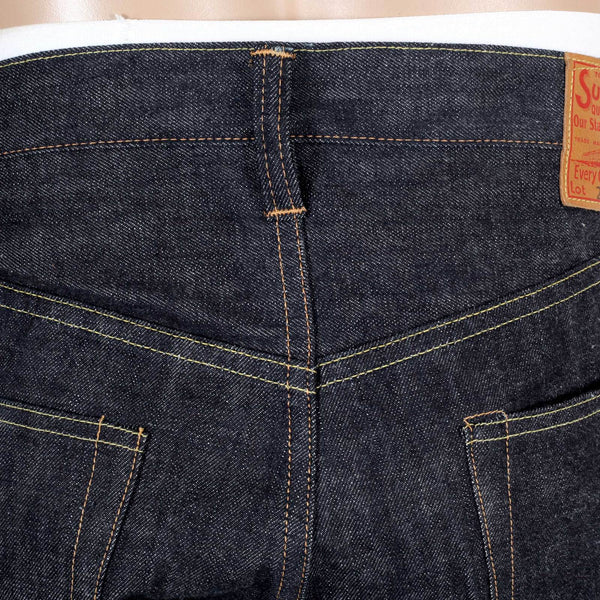 Navy Slim Fit SC42014N Lower Rise 12oz Non Wash Denim Jeans CANE4443