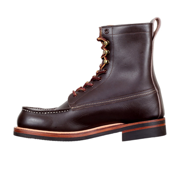 Mens Brown Leather Wood Cutter Lone Wolf Boots with Cats Paw Sole CANE5068