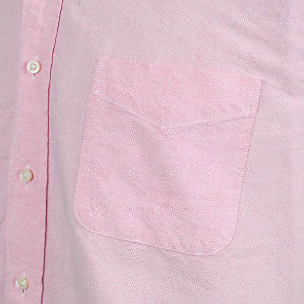 One Wash Light Cotton SC26475A Oxford Long Sleeve Pink Shirt CANE4473