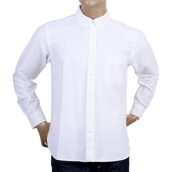 One Wash SC26475A Off White Shirt with Button Down Collar CANE4471