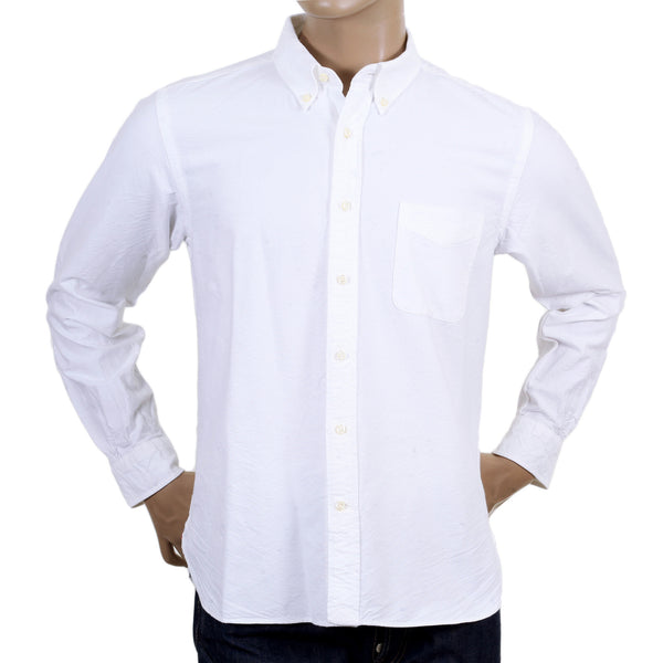 One Wash SC26475A Off White Shirt with Button Down Collar CANE4471