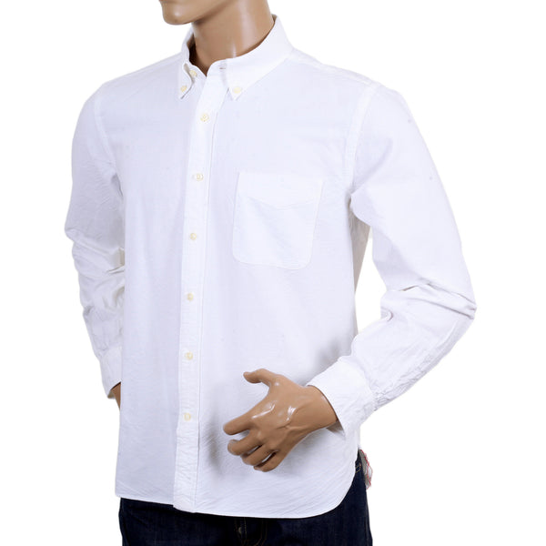 One Wash SC26475A Off White Shirt with Button Down Collar CANE4471