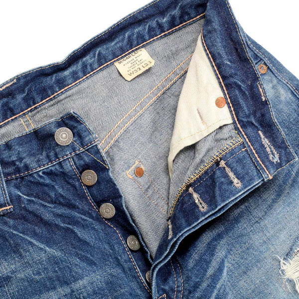 Slim Fit One Star 10 Year Aged SC41501R 14oz Distressed Jeans CANE6511