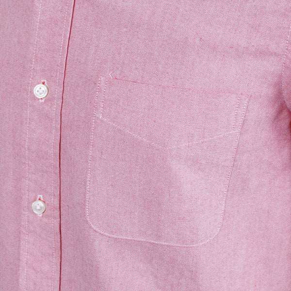 Slimmer Fit Long Sleeve SC25910 Button Down Red Oxford Shirt CANE4448