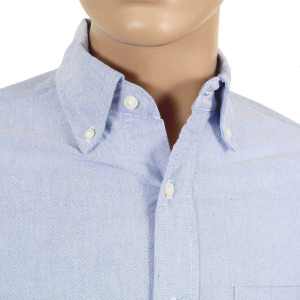 Blue Slim Fit SC25910 Classic Button Down Oxford Shirt CANE4447