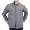 Grey Regular Fit SC13177 Quilted Wool Mix CPO Overshirt CANE4494