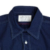 Navy Soft Collar 4.5oz Cotton Polka Dot SC27077 Work Shirt CANE7472