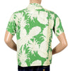 Sun Surf Green Short Sleeve Regular Fit Hawaiian Shirt for Men with Grey Island Pineapple Print SURF7531