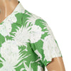 Sun Surf Green Short Sleeve Regular Fit Hawaiian Shirt for Men with Grey Island Pineapple Print SURF7531