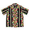 Sun Surf Black Short Sleeve Regular Fit Hawaiian Shirt with Blessing of Nature Print and Cuban Collars SURF7535