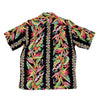 Sun Surf Black Short Sleeve Regular Fit Hawaiian Shirt with Blessing of Nature Print and Cuban Collars SURF7535