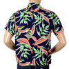 Sun Surf Hawaiian Macintosh Ukulele Printed Wine Regular Fit Short Sleeved Shirt for Men SURF7534