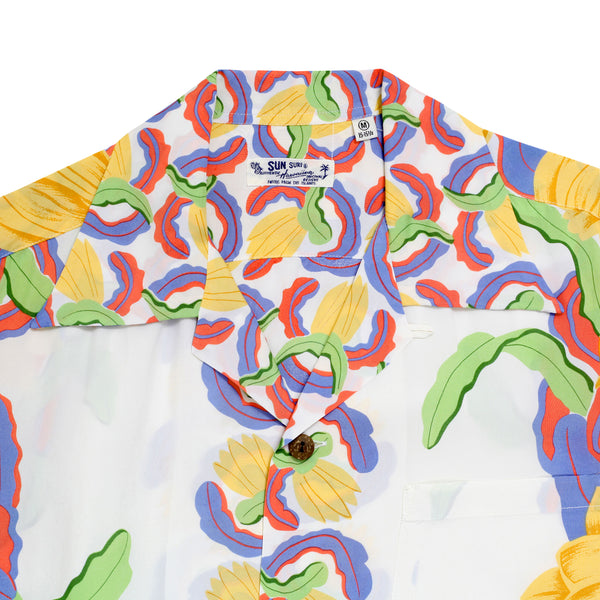 Night Blooming Cereus Printed SS33876 White Hawaiian Shirt SURF7568