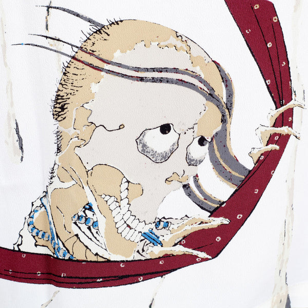 Mens One Hundred Ghost Tales Printed SS37653 Off White Shirt SURF7542