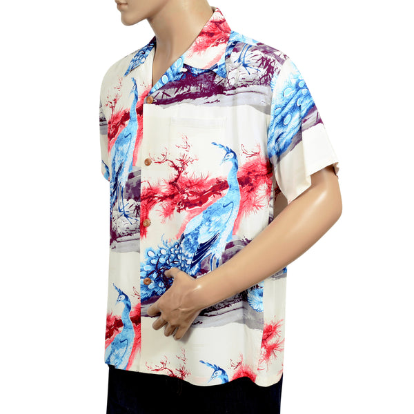 Pikake Symbol of Hawaii Printed SS37793 Beige Hawaiian Shirt SURF8594