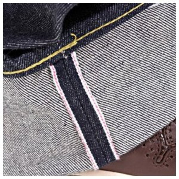 Blue Vintage Cut Non Wash SC41947N Selvedge Denim Jeans CANE3195