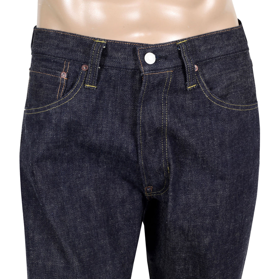 Indigo Regular Fit SC40303N Non Wash 16.25oz Raw Denim Jeans CANE7991 ...