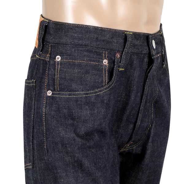 Indigo Regular Fit SC40303N Non Wash 16.25oz Raw Denim Jeans CANE7991