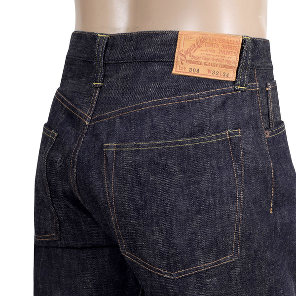 Raw SC40304N Regular Fit Non Wash 16.25oz Indigo Denim Jeans CANE8662