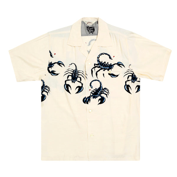 Scorpion SH37277 Vince Ray X Star of Hollywood Off White Shirt SoH9040