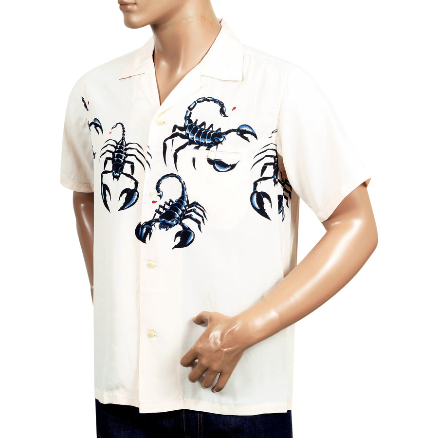 Scorpion SH37277 Vince Ray X Star of Hollywood Off White Shirt SoH9040