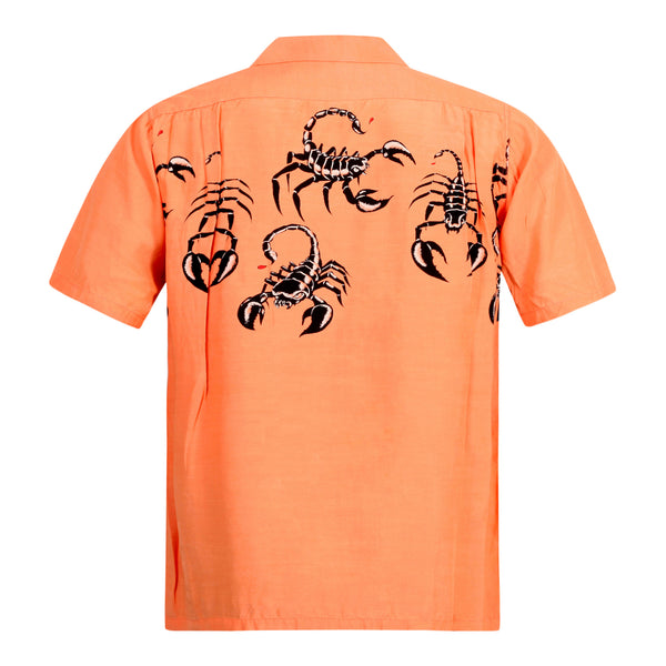 Scorpion Print Vince Ray SH37277 Star of Hollywood Pink Shirt SoH9042