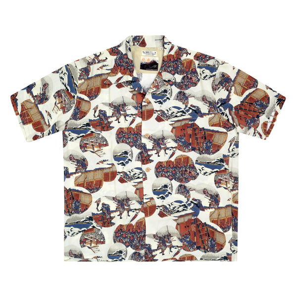 Off White Hokusai Special Edition SS37918 Hawaiian Shirt SURF9046