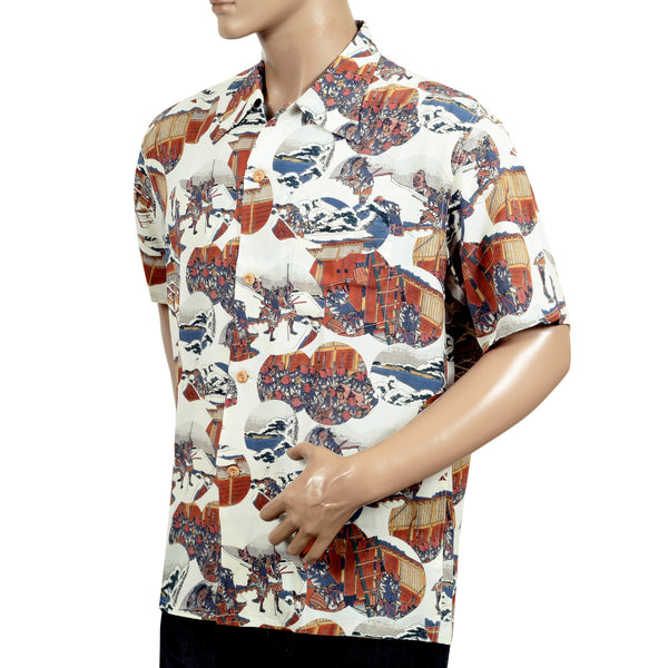 Off White Hokusai Special Edition SS37918 Hawaiian Shirt SURF9046