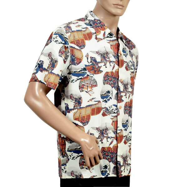 Off White Hokusai Special Edition SS37918 Hawaiian Shirt SURF9046