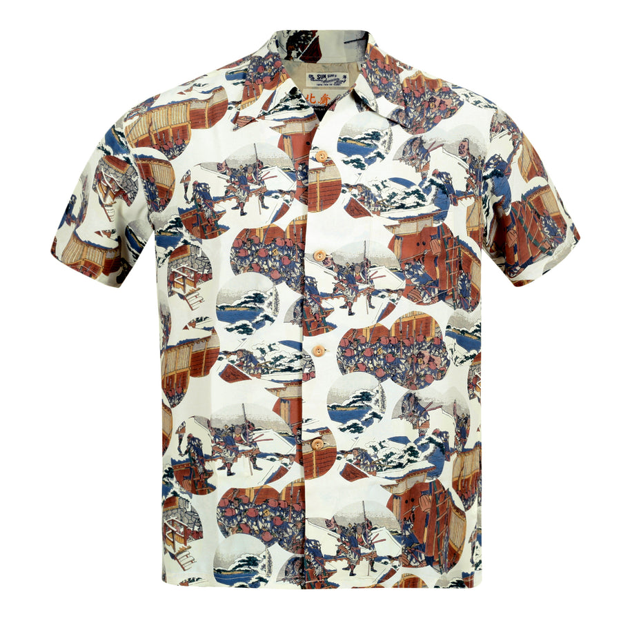 Off White Hokusai Special Edition SS37918 Hawaiian Shirt SURF9046