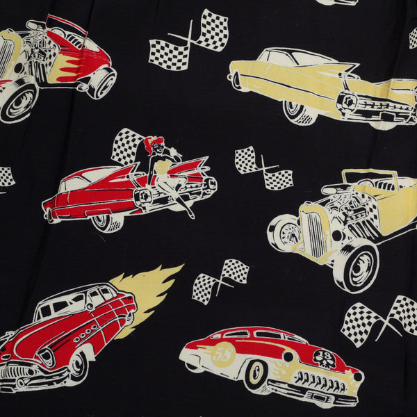 Hot Rod by Vince Ray SH37590 Star of Hollywood Black Shirt SoH9372