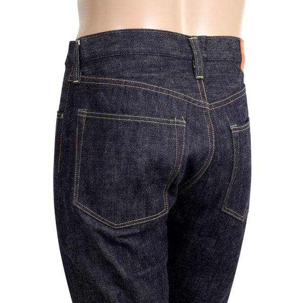 Tapered Fit SC40305N Indigo16.25oz Non Wash Denim Jeans CANE9374