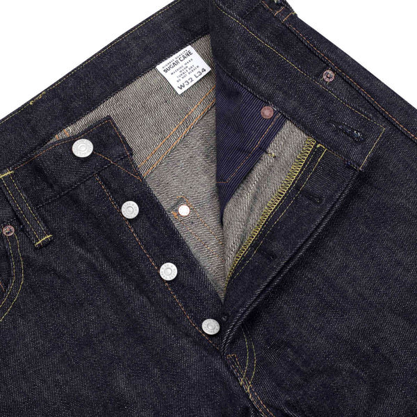 Tapered Fit SC40305N Indigo16.25oz Non Wash Denim Jeans CANE9374