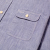 Blue Woven Pin Check Soft Collar SC28094 Long Sleeve Shirt CANE10260