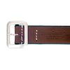Thick Brown Leather SC02322 Cowhide Garrison Belt with Studs CANE7537