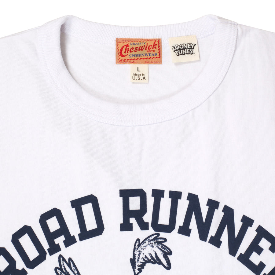 Looney Tunes Road Runner CH78497 Crew Neck White T-Shirt CHES11075