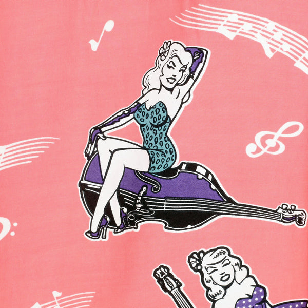 Double Bass Pinups SH38114 Star of Hollywood Red Shirt SoH10092