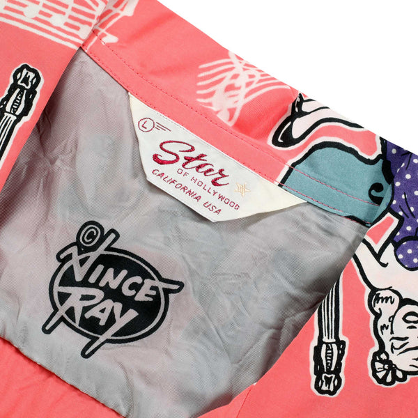 Double Bass Pinups SH38114 Star of Hollywood Red Shirt SoH10092