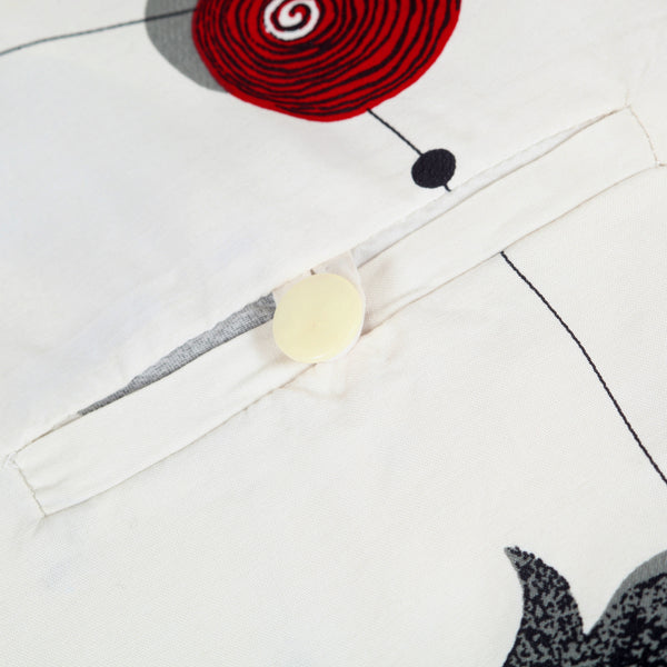 Atomic Fish Print SH38128 Off White Star of Hollywood Shirt SoH10099