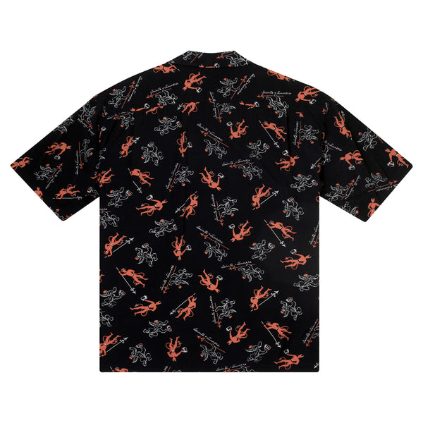 Saints and Sinners SH38391 Black Short Sleeve Hawaiian Shirt SoH11086