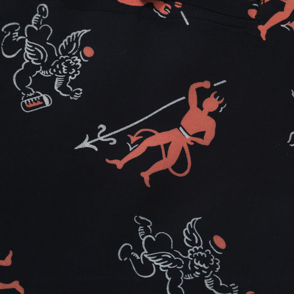 Saints and Sinners SH38391 Black Short Sleeve Hawaiian Shirt SoH11086