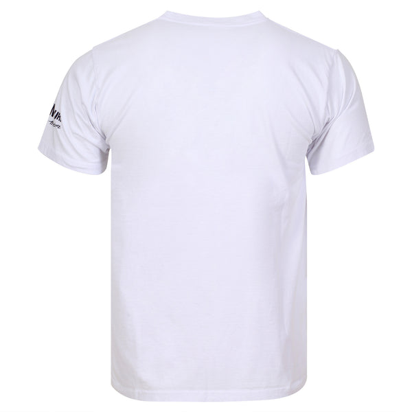 Peanuts Snoopy SS78487 Waikiki Print White Crewneck T-Shirt SURF11078